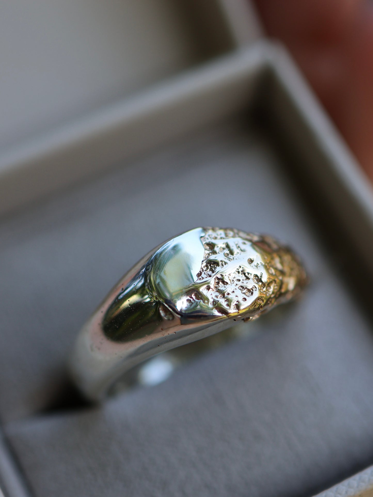 Shoreline Signet Ring size 10.5 -  READY TO SHIP