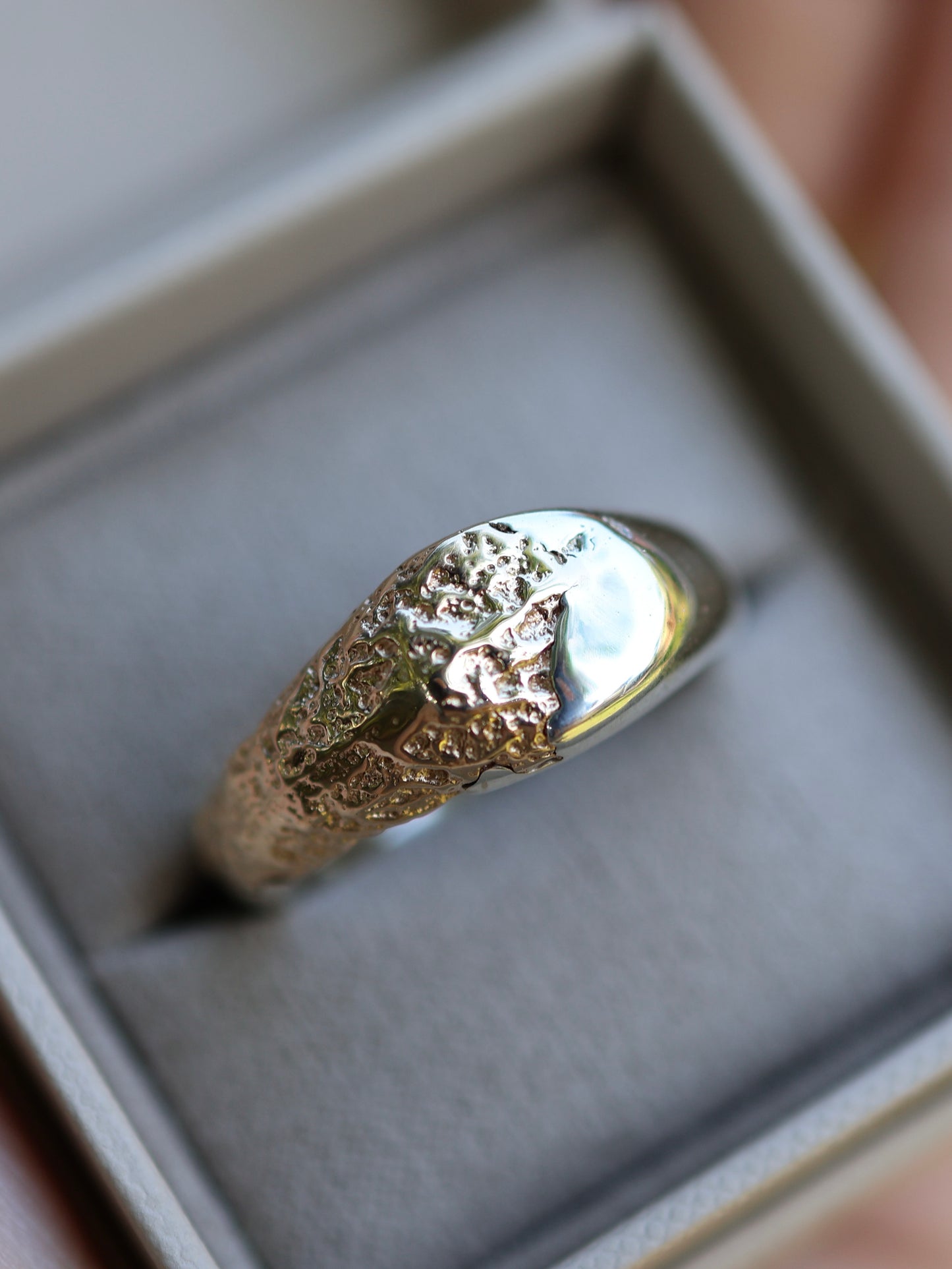 Shoreline Signet Ring size 10.5 -  READY TO SHIP