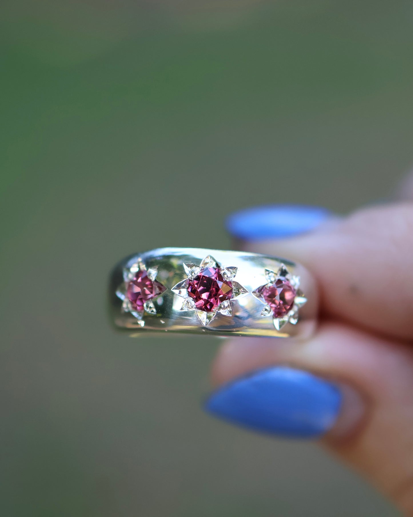 Astral Hoard Ring - Garnet - 7 - READY TO SHIP