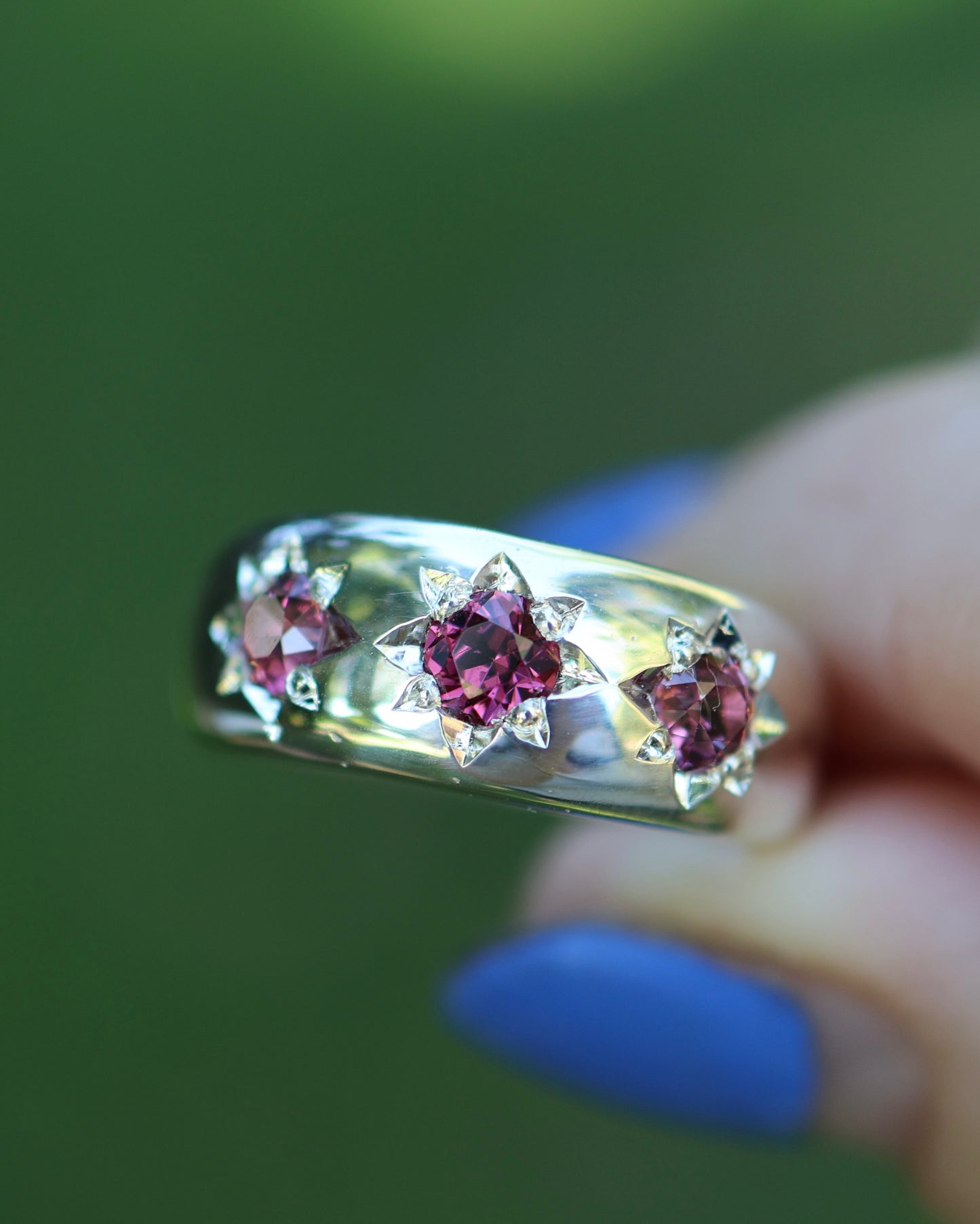 Astral Hoard Ring - Garnet - 7 - READY TO SHIP