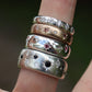 Scattered Galaxy Band Ring