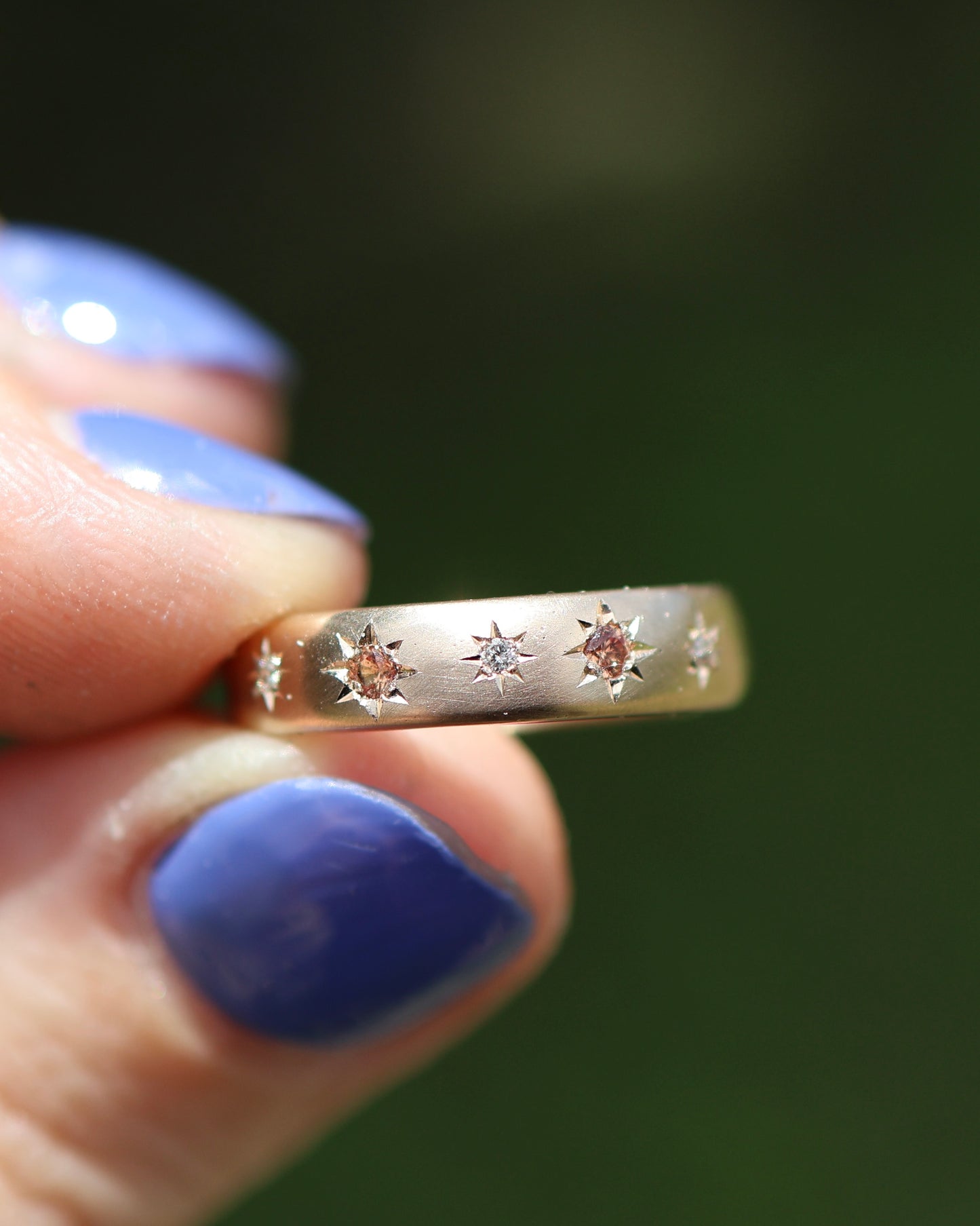 Astral Hoard Ring - Gold- Sapphire & Diamond