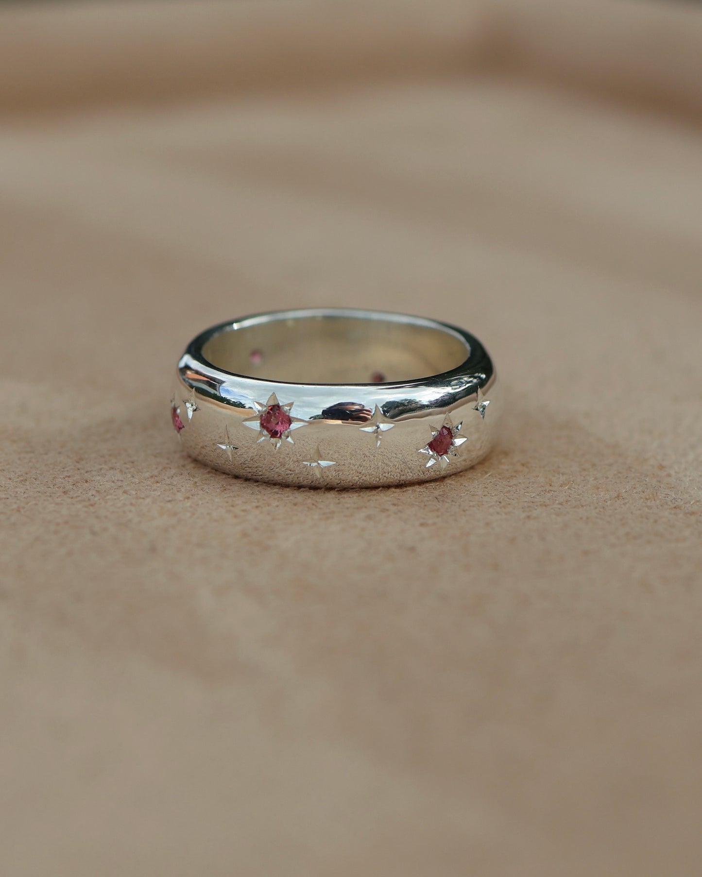 Scattered Galaxy Band - Garnet