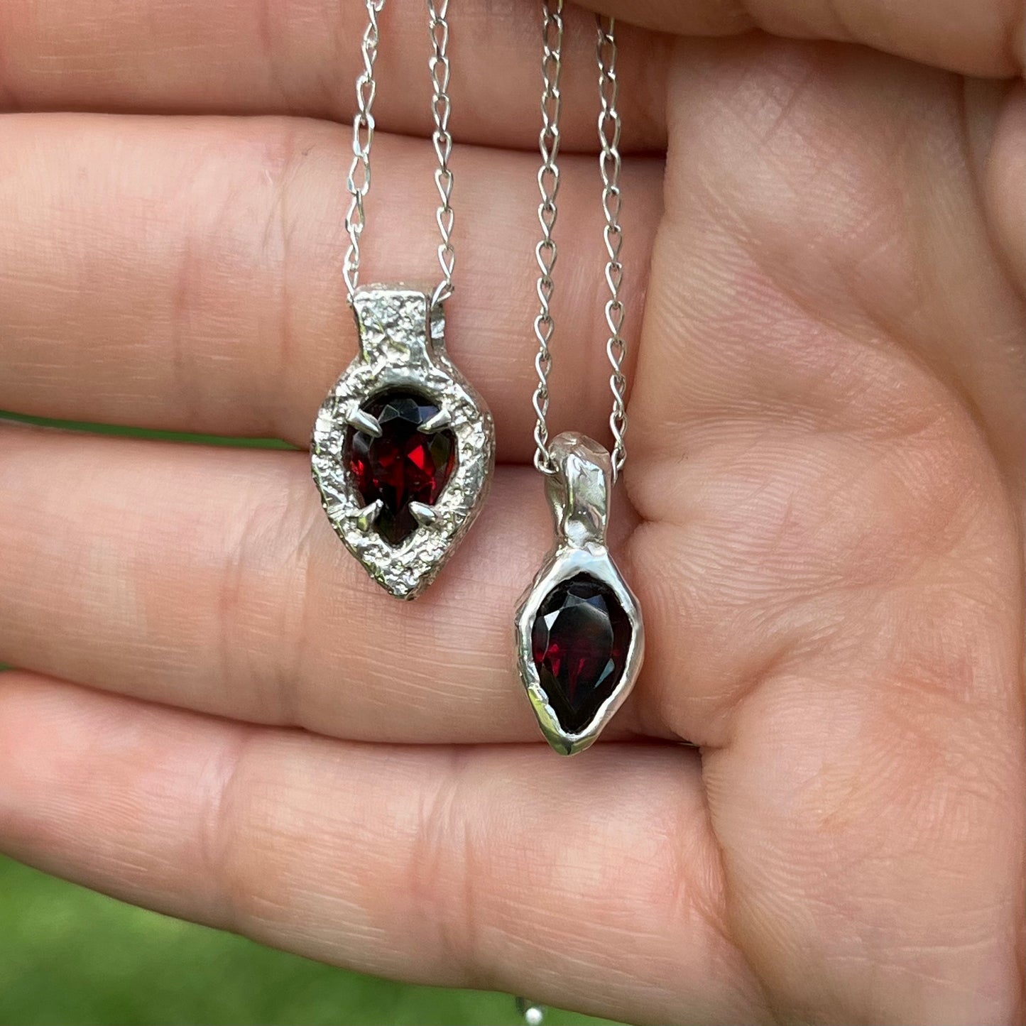 Garnet Pendants