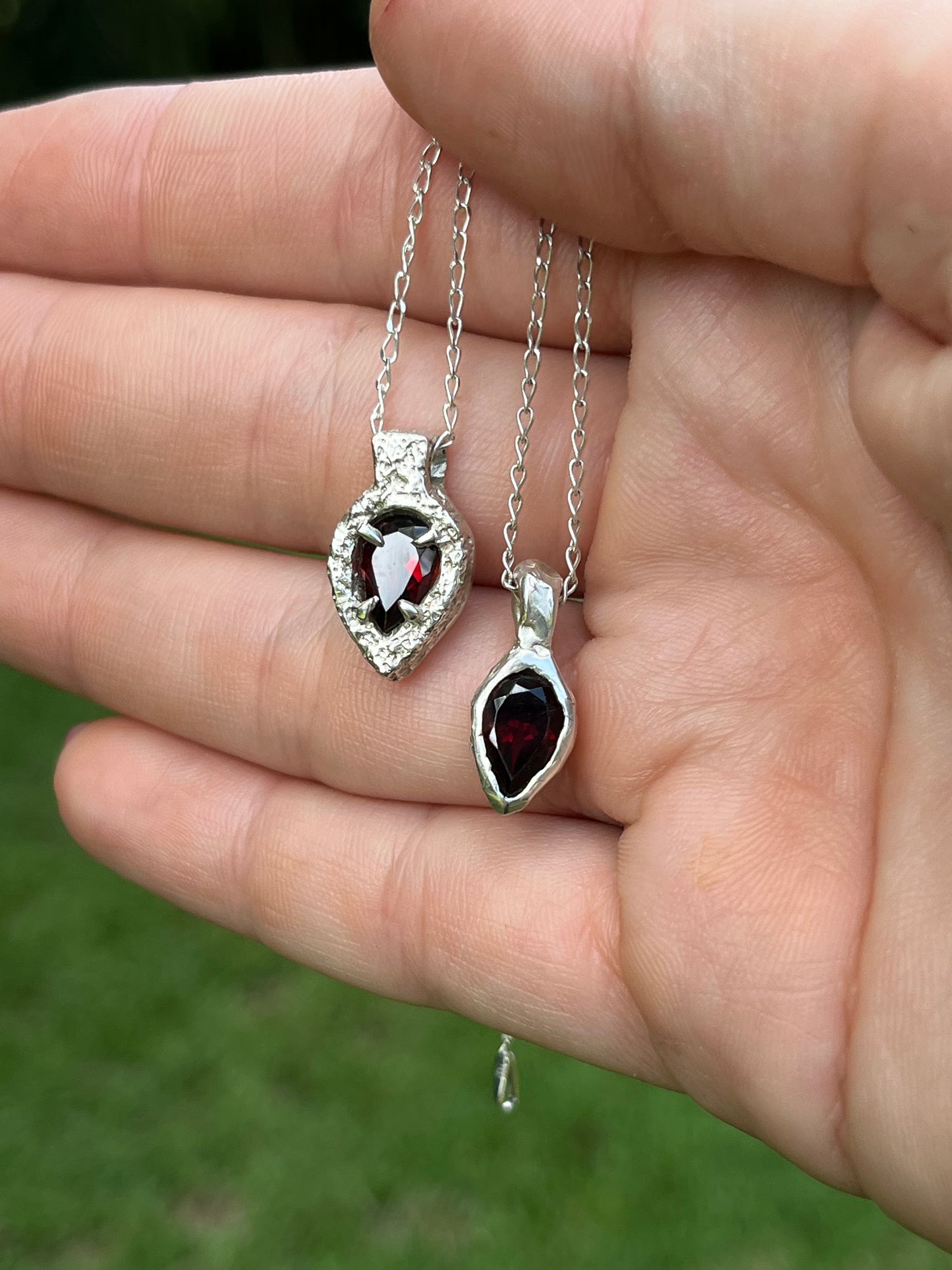 Garnet Pendants