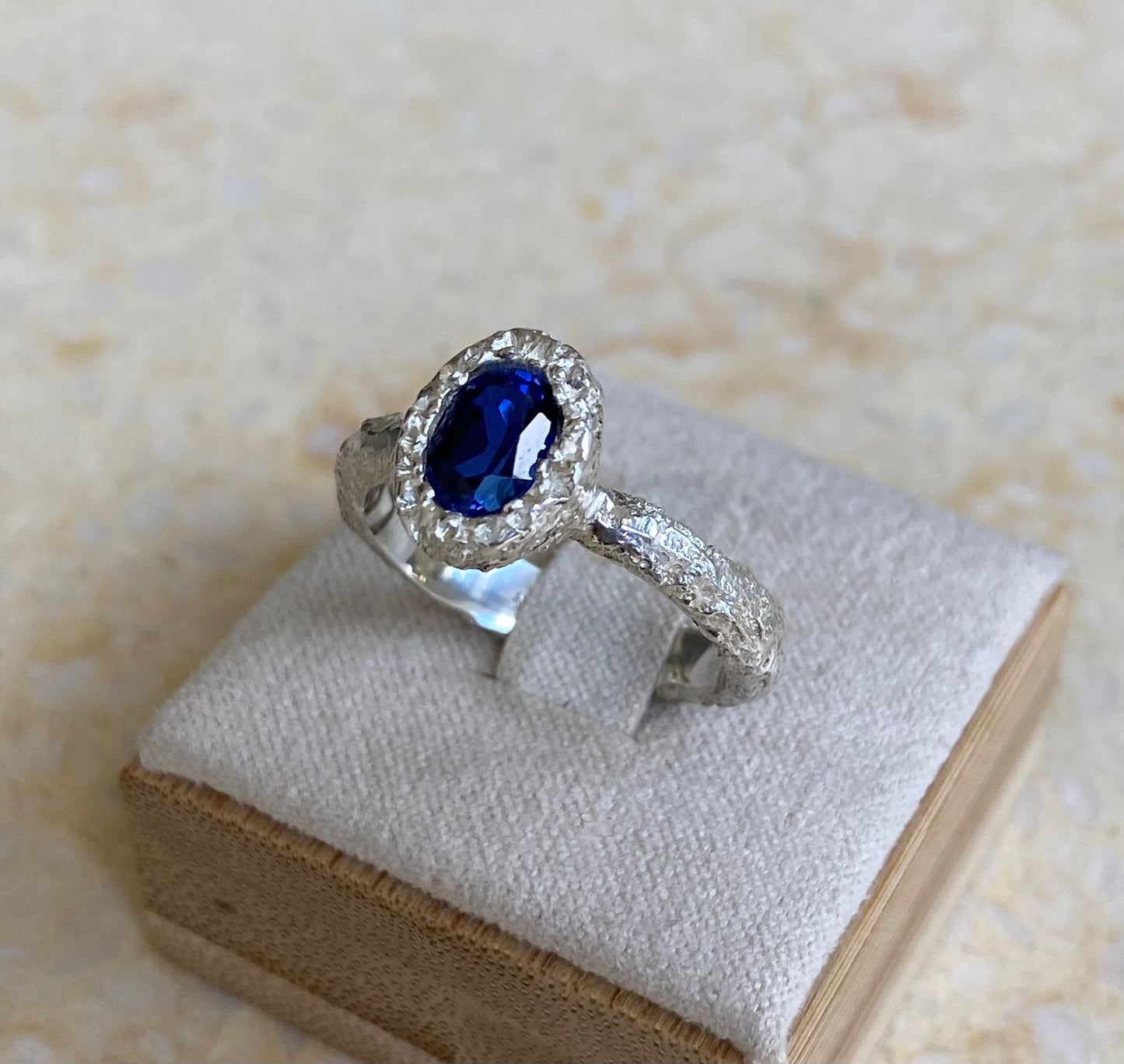 Royal Sands Sapphire Ring - READY TO SHIP