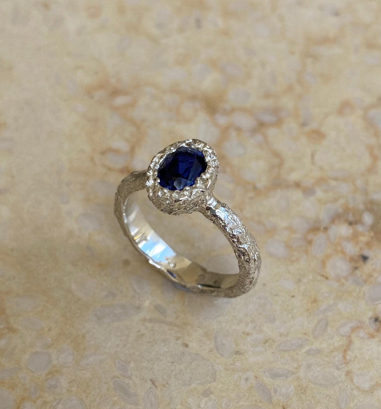 Royal Sands Sapphire Ring - READY TO SHIP