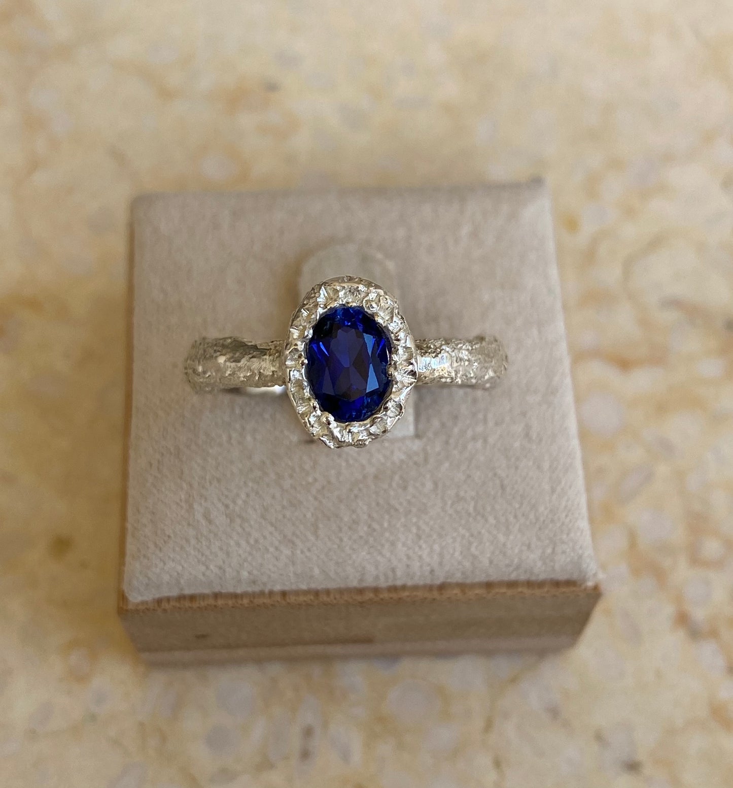 Royal Sands Sapphire Ring - READY TO SHIP