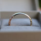 Sunset Shoreline | 4mm - Rose gold + Yellow gold + Silver Ring