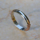 Sunset Shoreline | 4mm - Rose gold + Yellow gold + Silver Ring