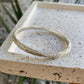 Sterling Silver Sand Bangle 6mm and 3mm