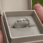 Silver Notch Ring